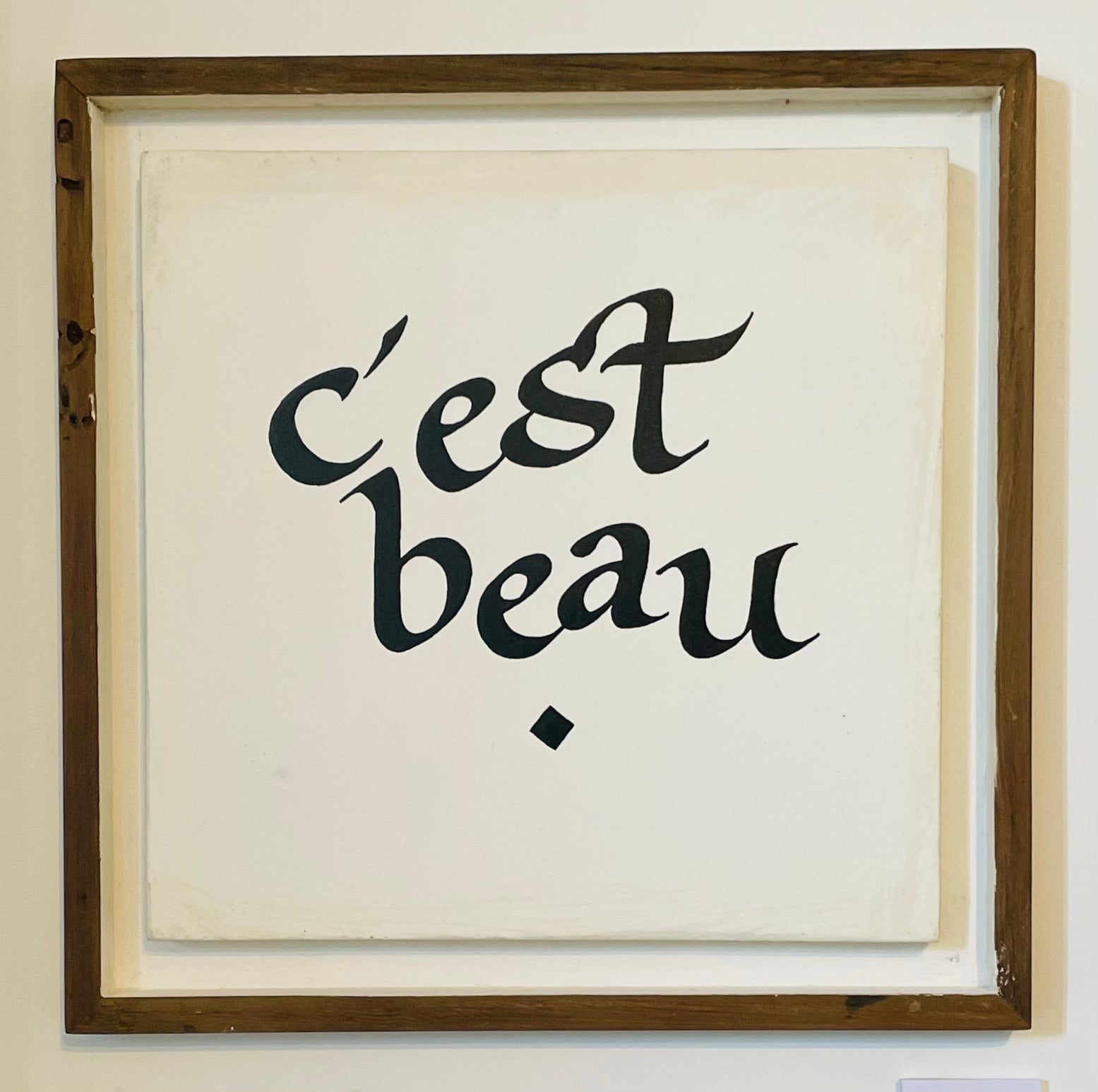 C'est beau